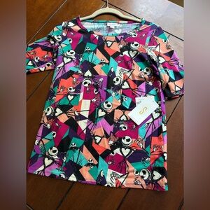 NEW SMALL Disney Nightmare Before Christmas Lularoe GIGI top